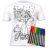 Splat Planet Πλενόμενο T-Shirt Ζωγραφικής "Princess" με Μαρκαδόρους (5-6 Ετών)