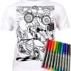 Splat Planet Πλενόμενο T-Shirt Ζωγραφικής "Cars" με Μαρκαδόρους (7-8 Ετών)