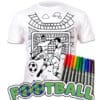 Splat Planet Πλενόμενο T-Shirt Ζωγραφικής "Football" με Μαρκαδόρους (5-6 Ετών)