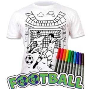 Splat Planet Πλενόμενο T-Shirt Ζωγραφικής "Football" με Μαρκαδόρους (5-6 Ετών)