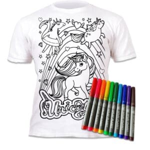 Splat Planet Πλενόμενο T-Shirt Ζωγραφικής "Unicorns" με Μαρκαδόρους (5-6 Ετών)